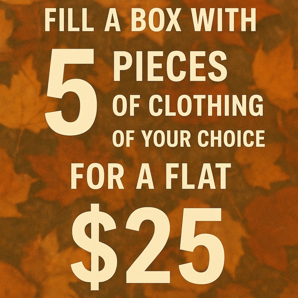 Fall Leaf Pattern Clothing Offer - image 1